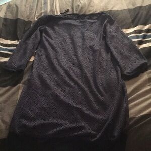 Large dark blue dress